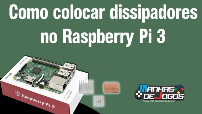 Como colocar os dissipadores no Raspberry Pi