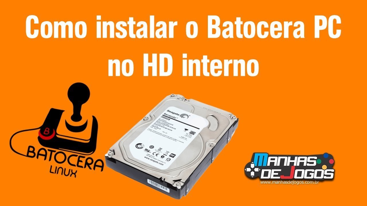 Como instalar o Batocera PC no HD interno