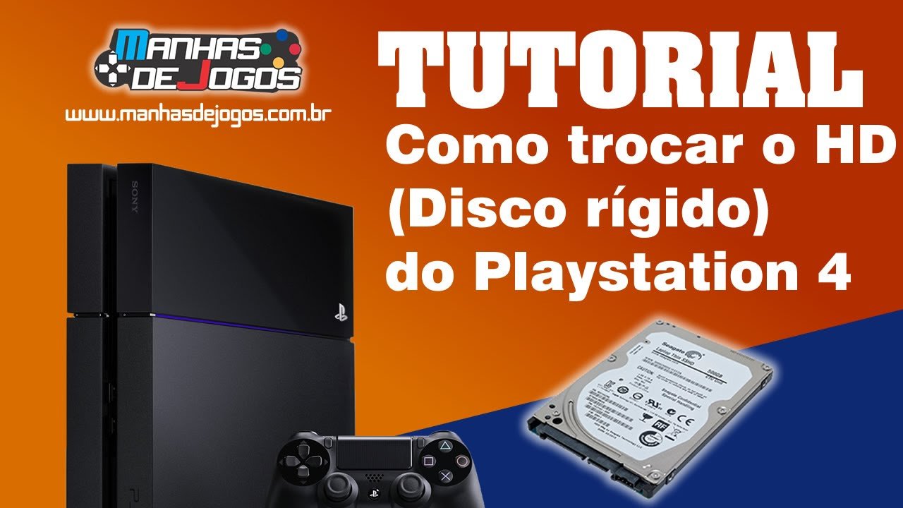 Como trocar o HD( Disco rídigo ) do Playstation 4