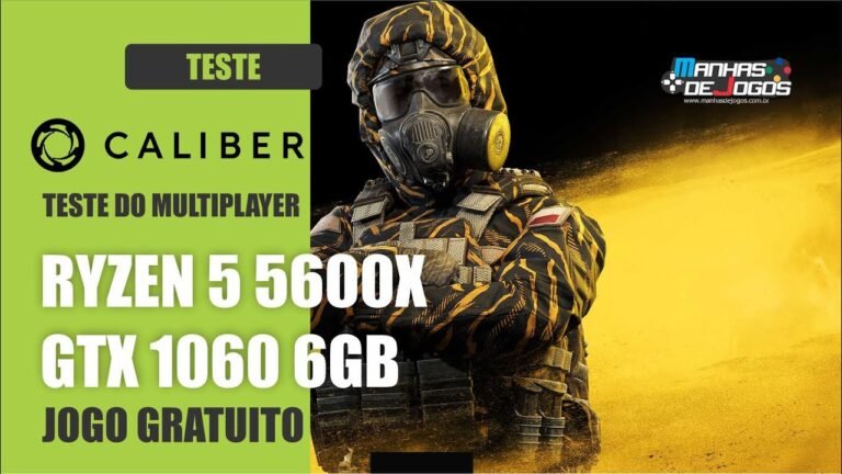 Caliber - Teste multiplayer - AMD Ryzen 5 5600X + GTX 1060 6GB