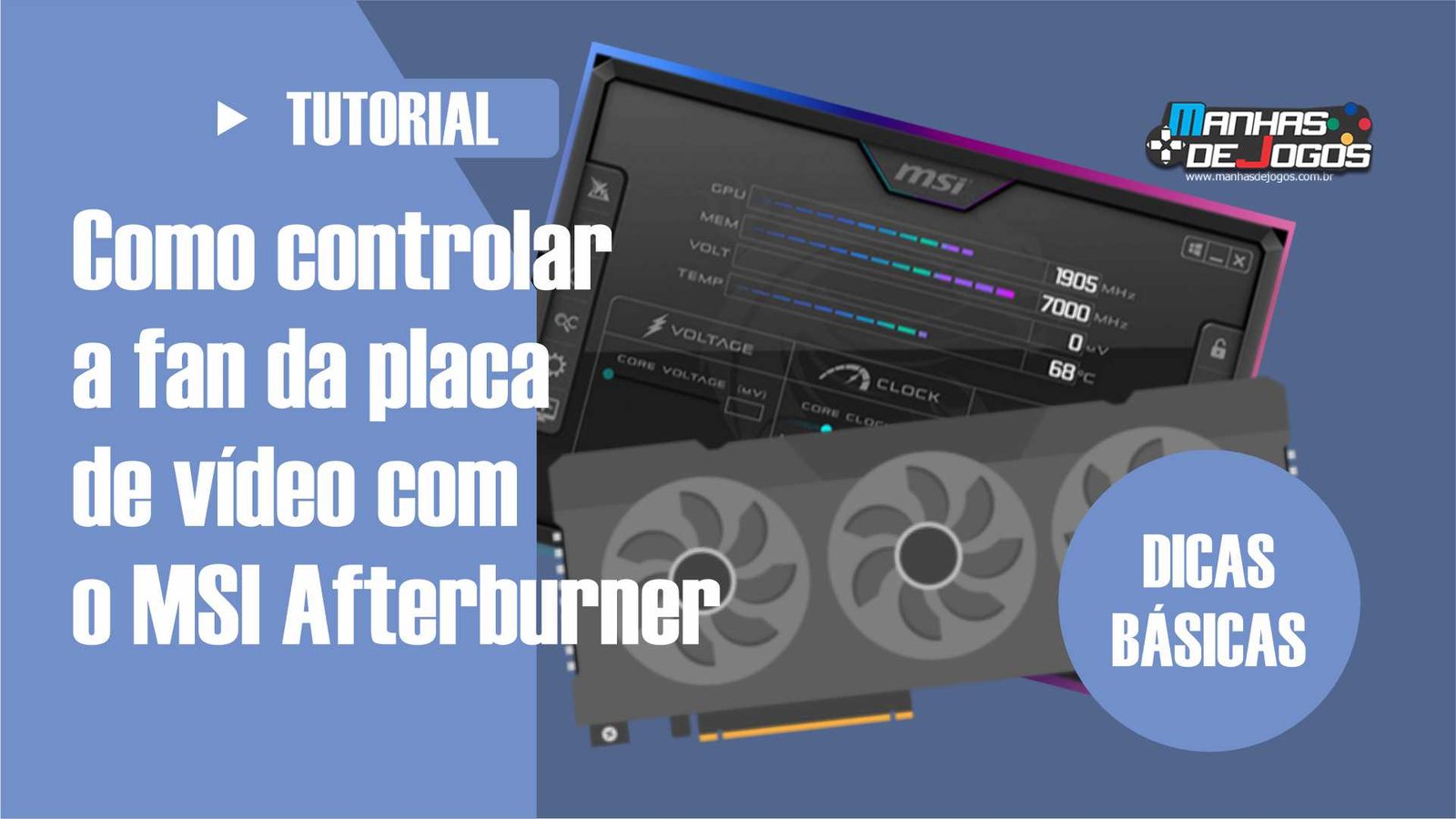 Como controlar a fan da placa de vídeo com o MSI Afterburner
