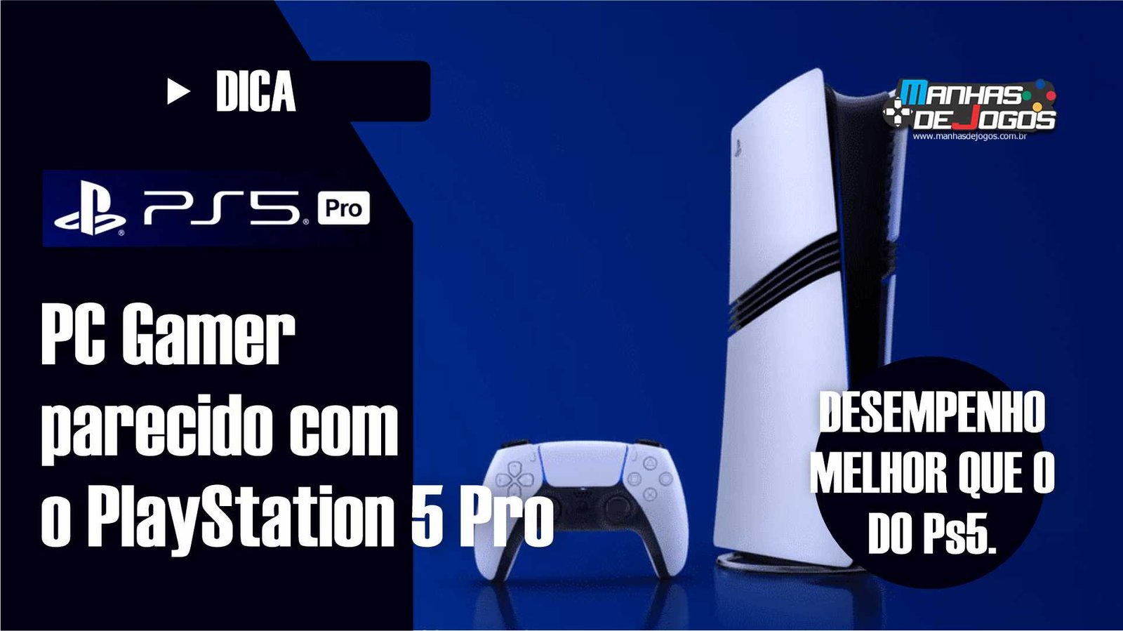 PC Gamer parecido com o PlayStation 5 Pro