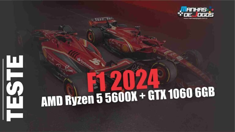 F1 24 - AMD Ryzen 5 5600X + GTX 1060 6GB