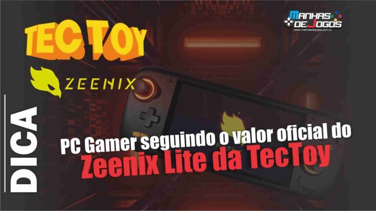 PC Gamer seguindo o valor oficial do Zeenix Lite da TecToy