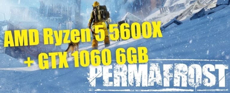 Testando o jogo Permafrost com o processador AMD Ryzen 5 5600X e a GTX 1060 6GB