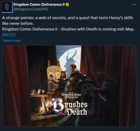 Kingdom Come: Deliverance II vai ganhar primeira expansão nesse mês 2 Kingdom Come: Deliverance II vai ganhar primeira expansão nesse mês