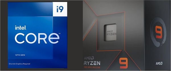 Montar um PC Gamer para jogar em 4k na qualidade ultra - Intel Core i9-13900f e AMD Ryzen 9 7950X